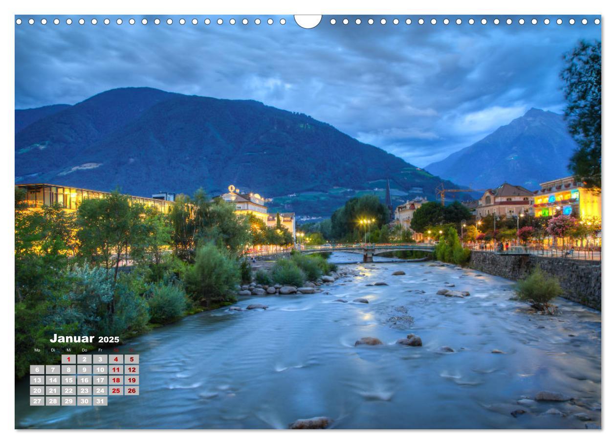 Bild: 9783435209323 | Meraner Land: alpin-mediterranes Lebensgefühl (Wandkalender 2025...