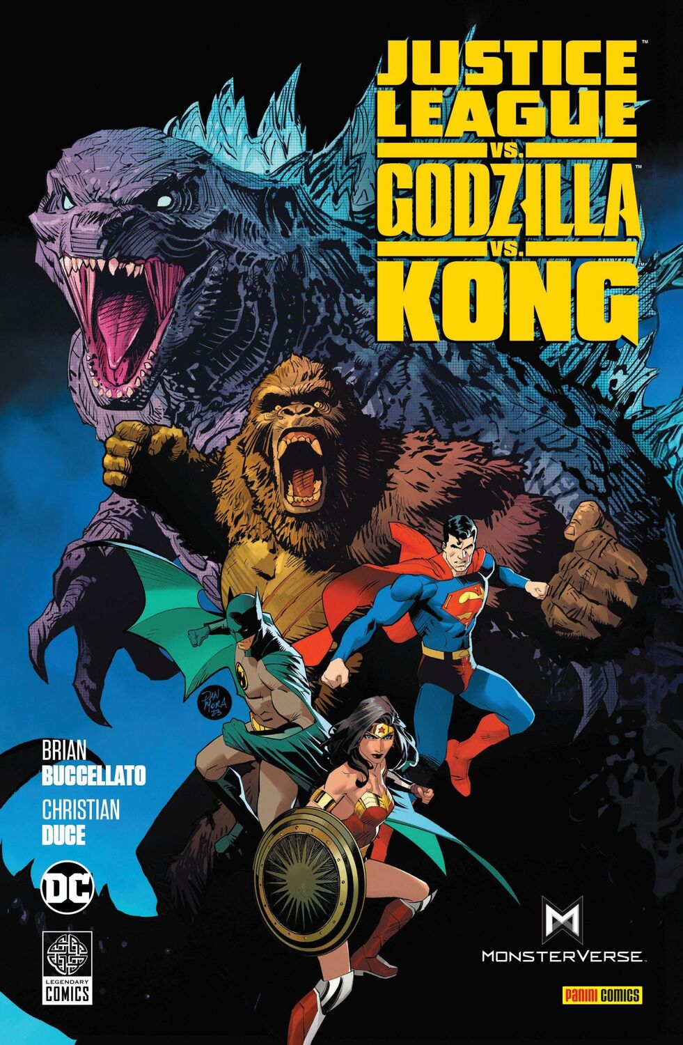 Cover: 9783741640087 | Justice League vs. Godzilla vs. Kong | Brian Buccellato (u. a.) | Buch