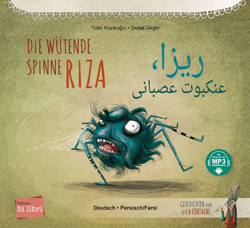 Cover: 9783197996028 | Die wütende Spinne Riza. Deutsch-Persisch/Farsi | Tülin Kozikoglu