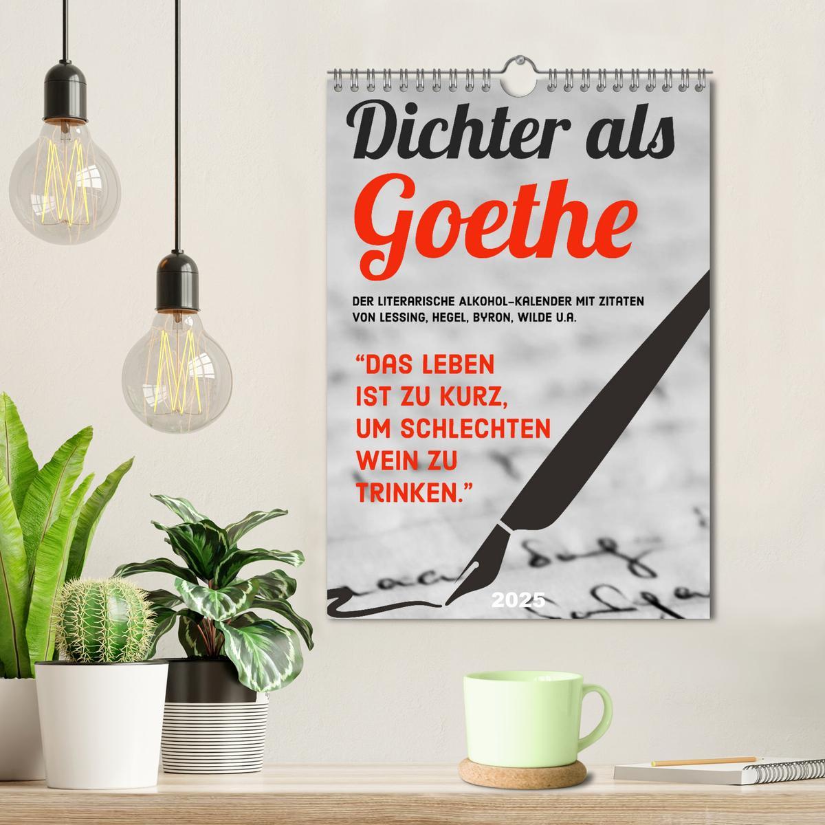 Bild: 9783435948307 | Dichter als Goethe - Der literarische Alkohol-Kalender...