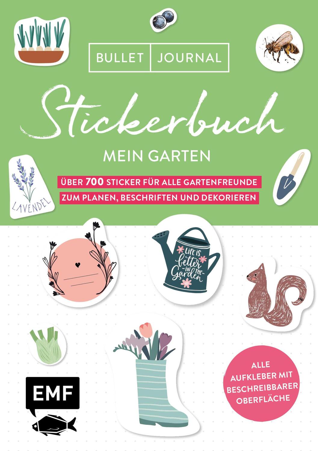 Cover: 9783745904635 | Bullet Journal - Stickerbuch Mein Garten: Über 700 Sticker für alle...