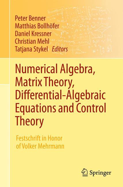 Cover: 9783319152592 | Numerical Algebra, Matrix Theory, Differential-Algebraic Equations...