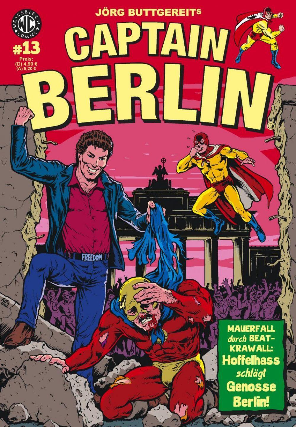 Cover: 9783869591131 | Captain Berlin 13 | Mauerfall durch Beatkrawall | Levin Kurio | 2023