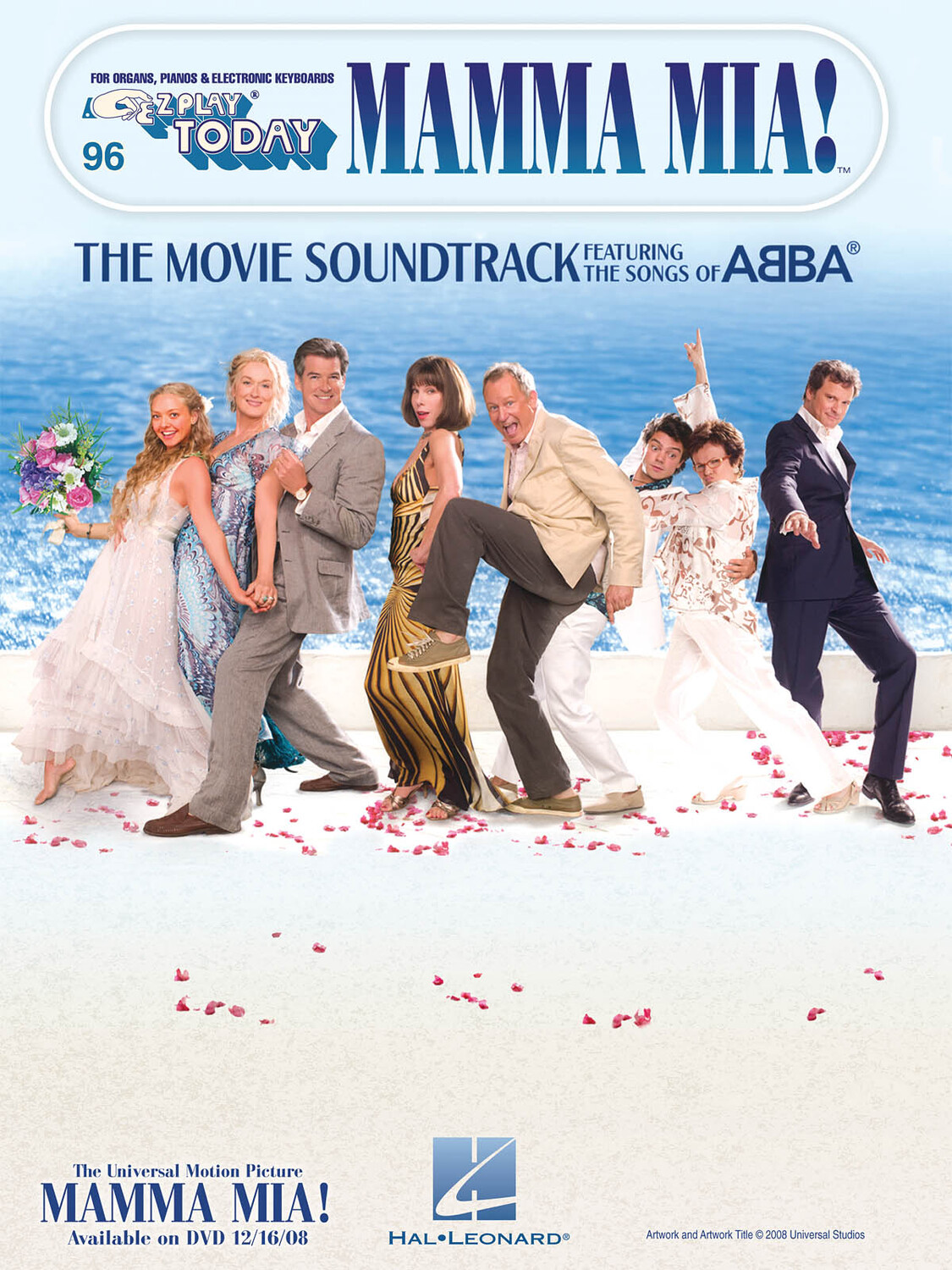 Cover: 884088403898 | Mamma Mia - The Movie Soundtrack | E-Z Play Today Volume 96 | Buch