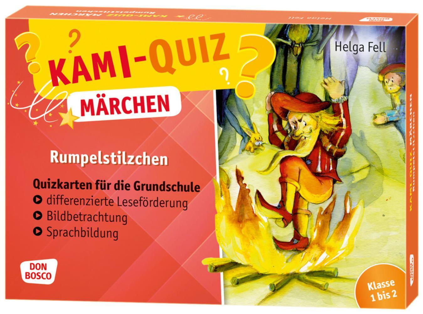 Cover: 4260179517419 | Kami-Quiz Märchen: Rumpelstilzchen | Helga Fell | Box | 34 S. | 2021
