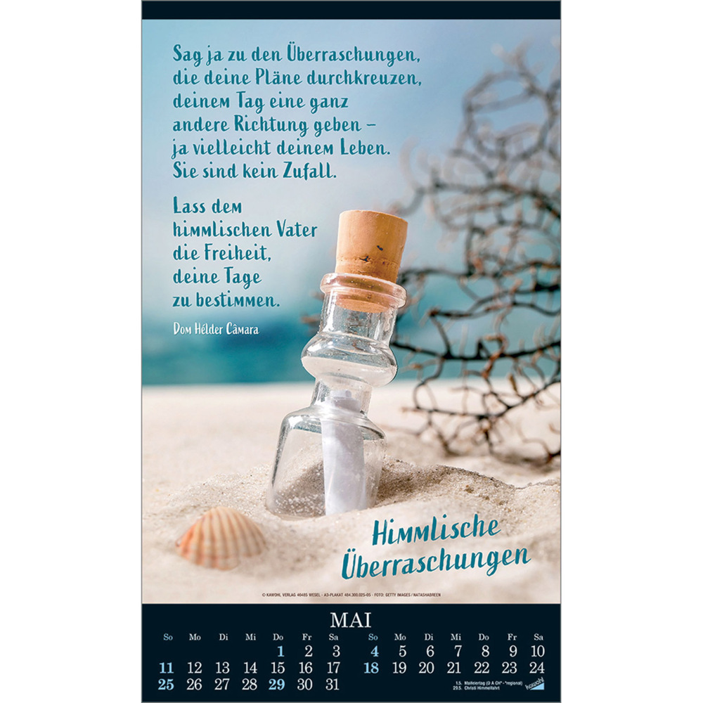 Bild: 9783754830055 | Alles in uns schweige 2025 | Besinnungskalender | Kalender | 14 S.