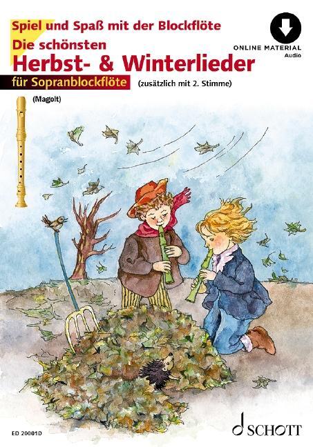 Cover: 9790001212618 | Die schönsten Herbst- und Winterlieder + Online Material | Magolt