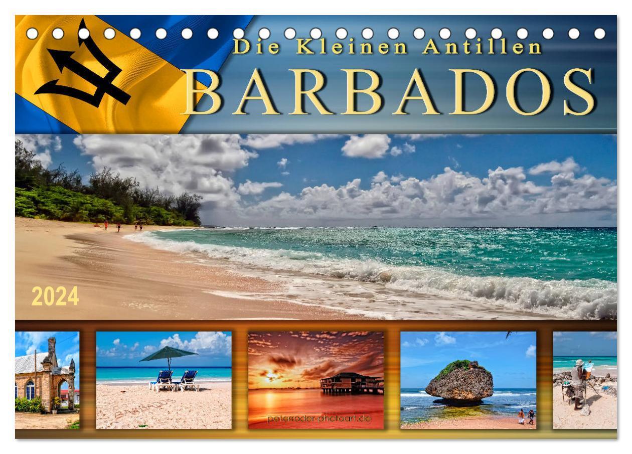Cover: 9783383236334 | Die kleinen Antillen - Barbados (Tischkalender 2024 DIN A5 quer),...