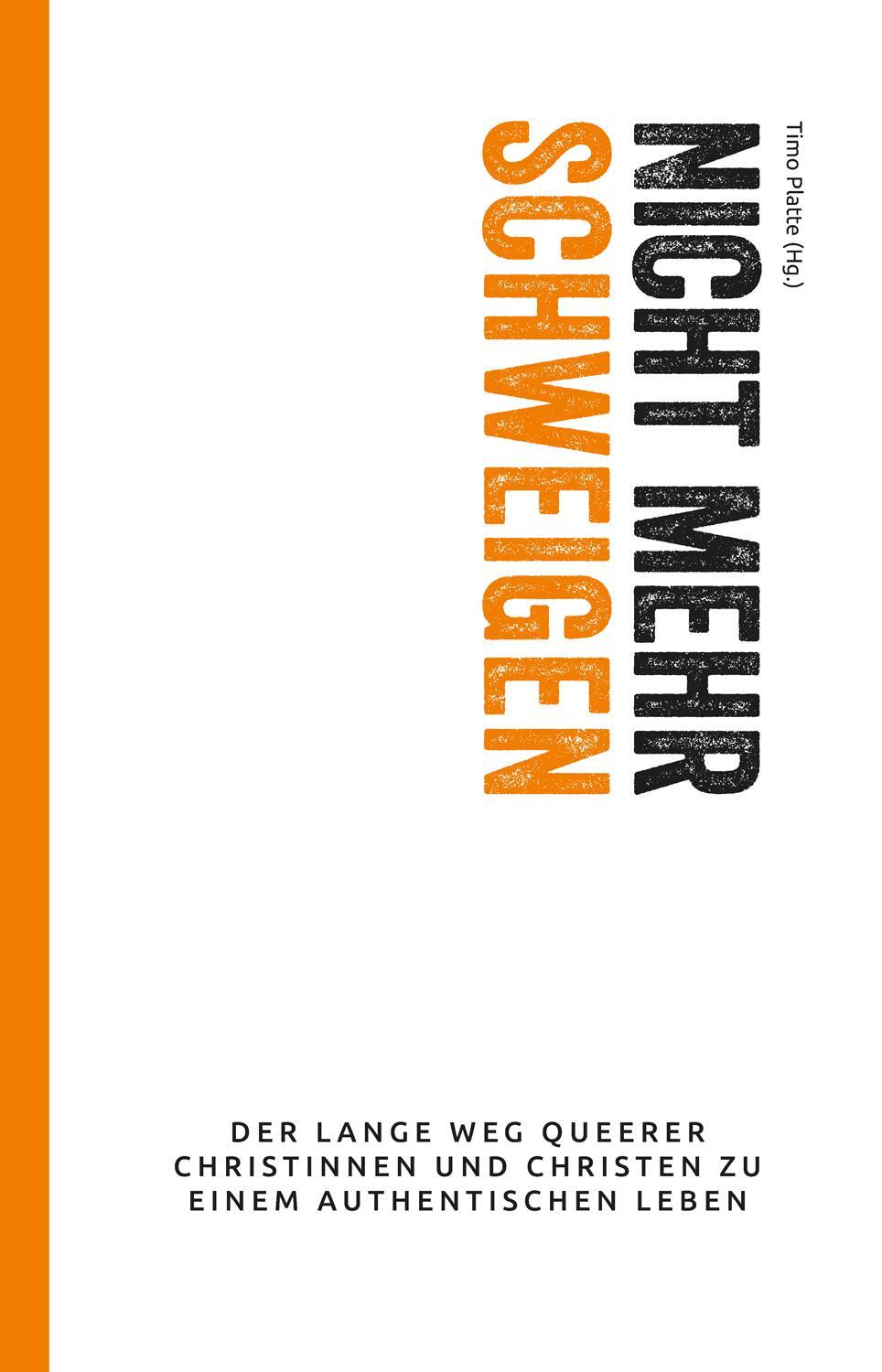 Cover: 9783964090751 | Nicht mehr schweigen | Timo Platte | Taschenbuch | 288 S. | Deutsch
