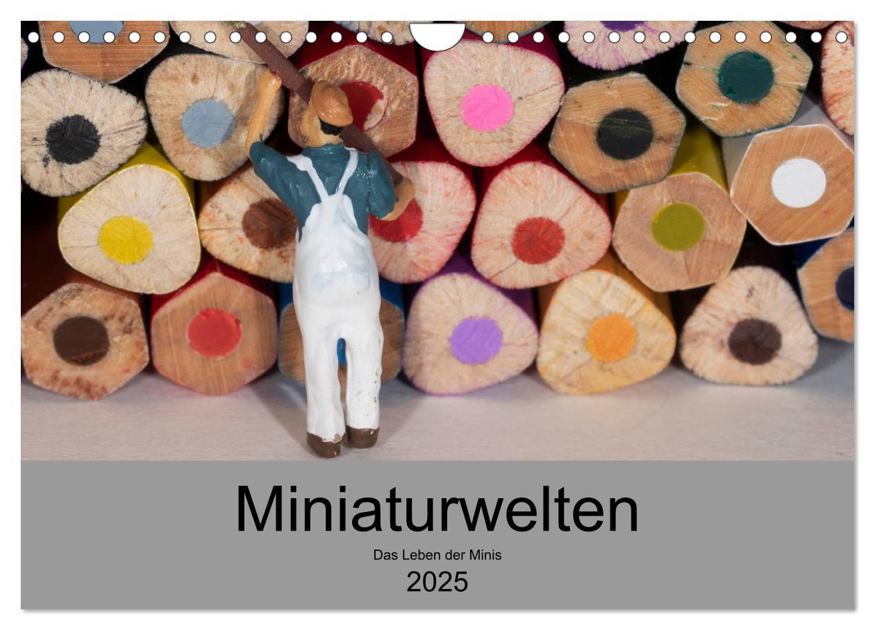 Cover: 9783435149872 | Miniaturen - Das Leben der Minis (Wandkalender 2025 DIN A4 quer),...