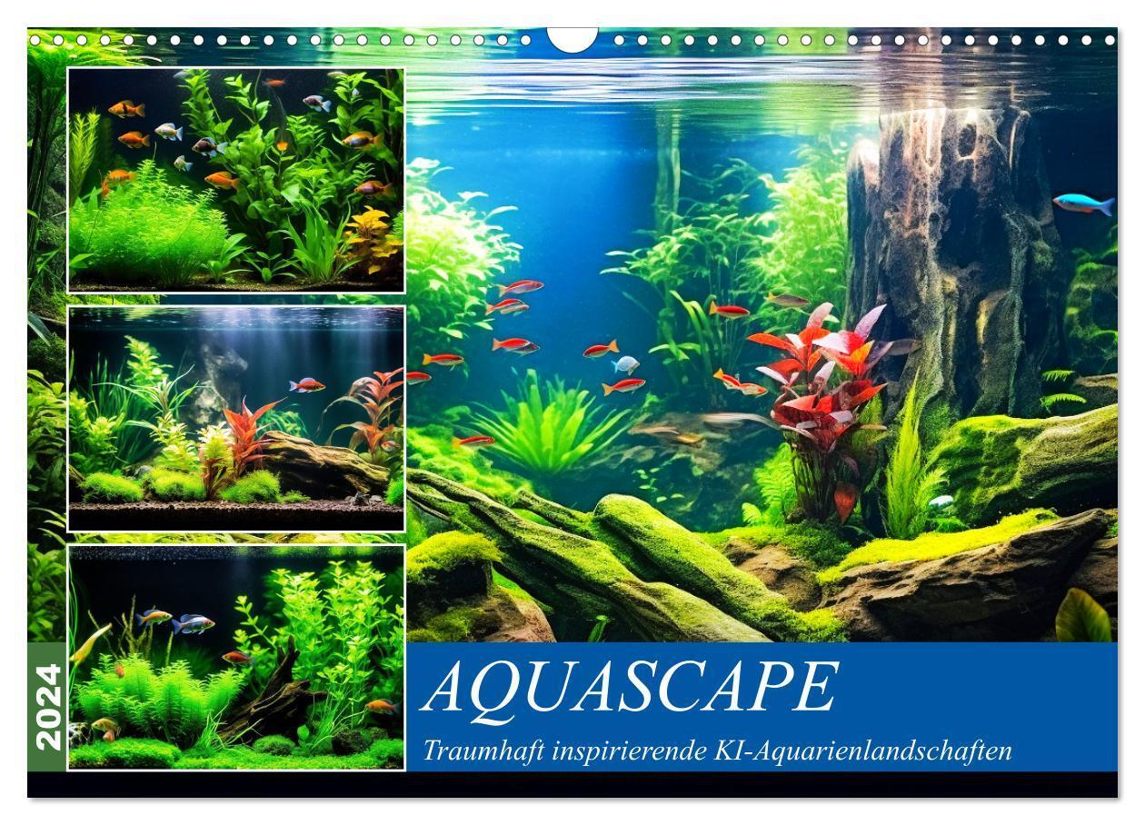 Cover: 9783383662461 | Aquascape. Traumhaft inspirierende KI-Aquarienlandschaften...