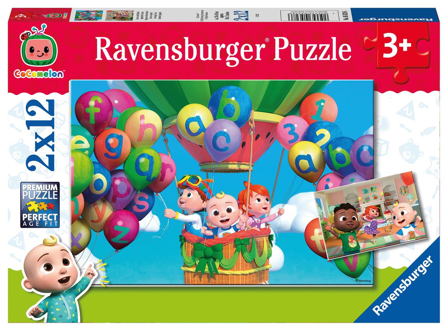 Cover: 4005556056286 | Ravensburger Kinderpuzzle 05628 - Lernen und Spielen - 2x12 Teile...