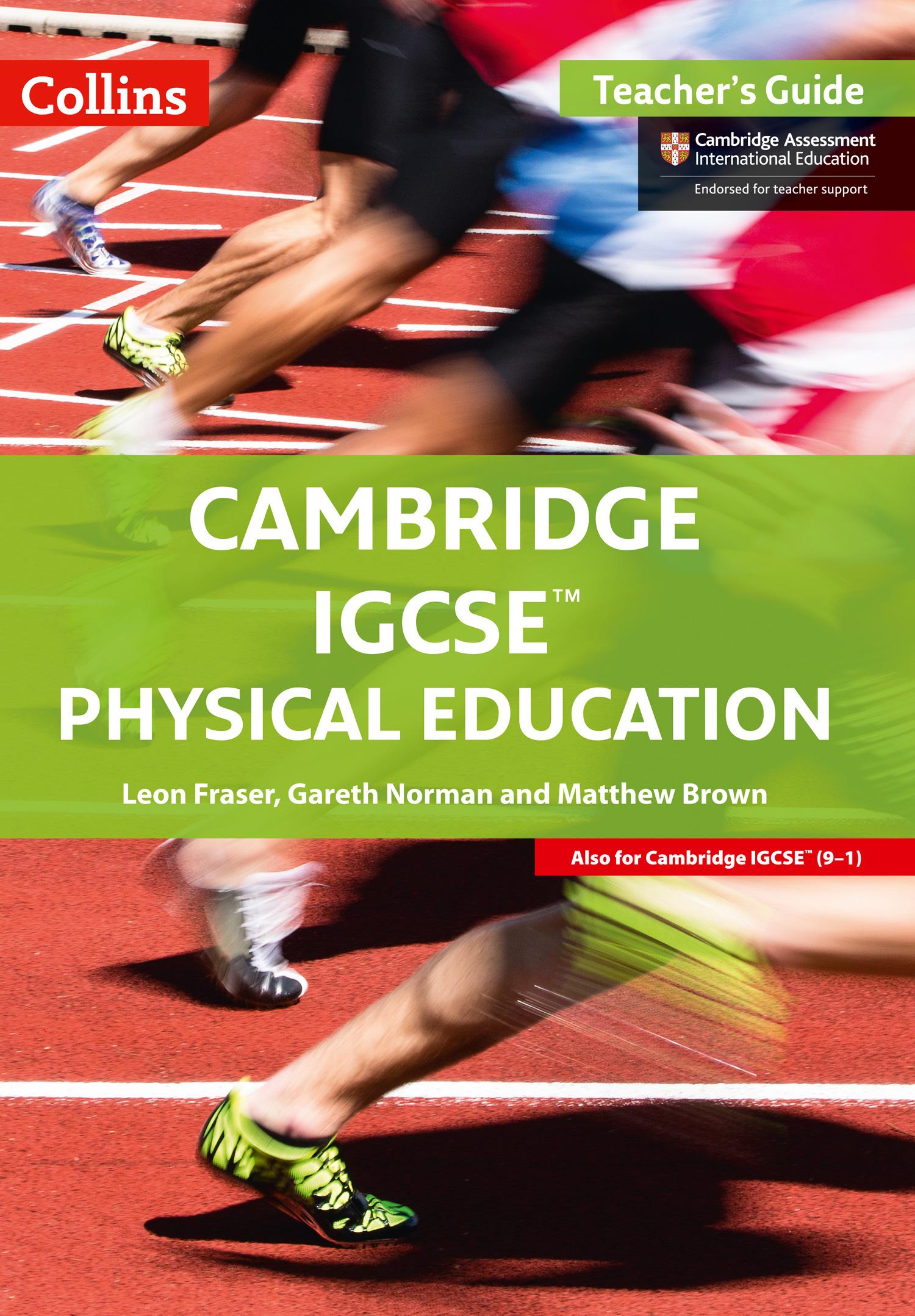 Cover: 9780008202170 | Cambridge IGCSE Physical Education: Teacher Guide | Fraser (u. a.)