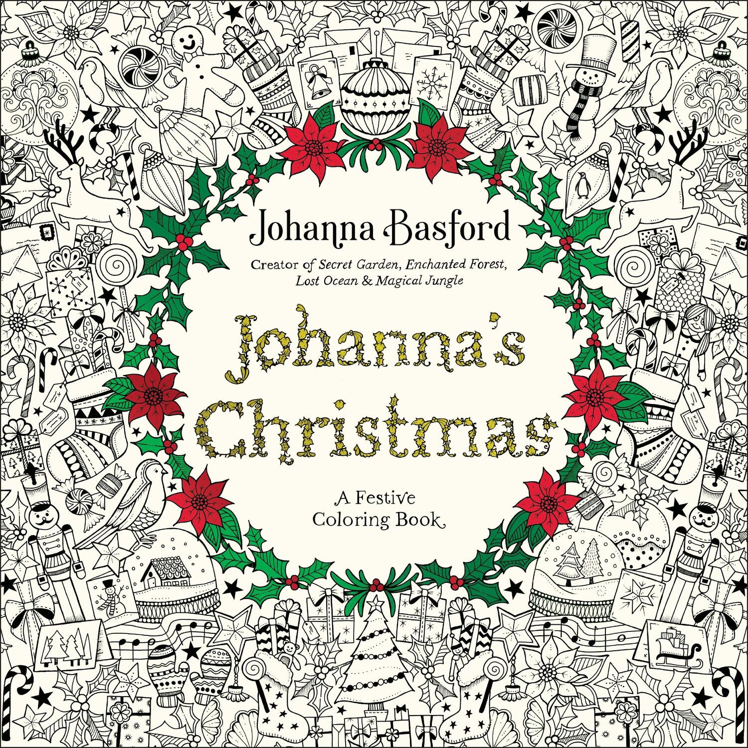 Cover: 9780143129301 | Johanna's Christmas | A Festive Coloring Book for Adults | Basford