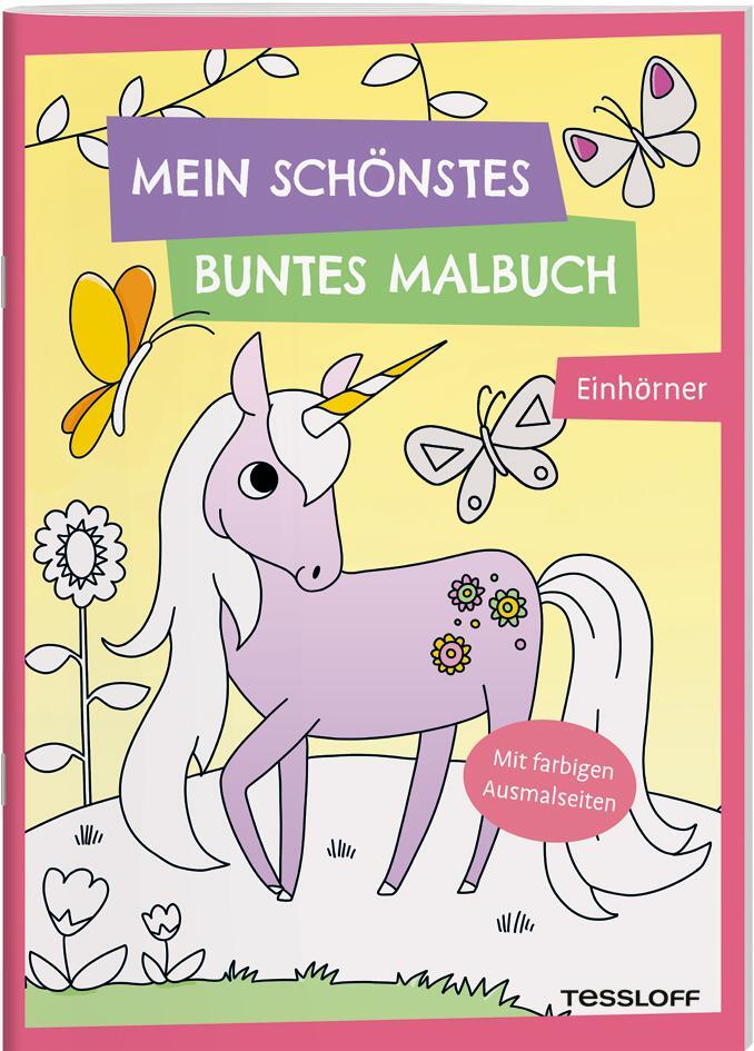 Cover: 9783788645182 | Mein schönstes buntes Malbuch. Einhörner | Carmen Eisendle | Broschüre