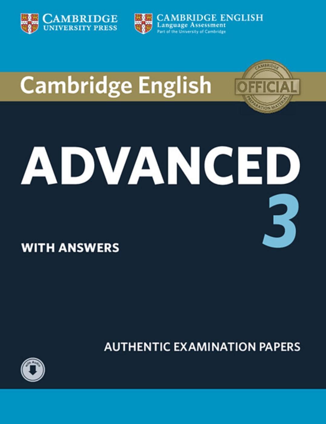 Cover: 9783125352360 | Cambridge English Advanced 3. Student's Book with answers and...