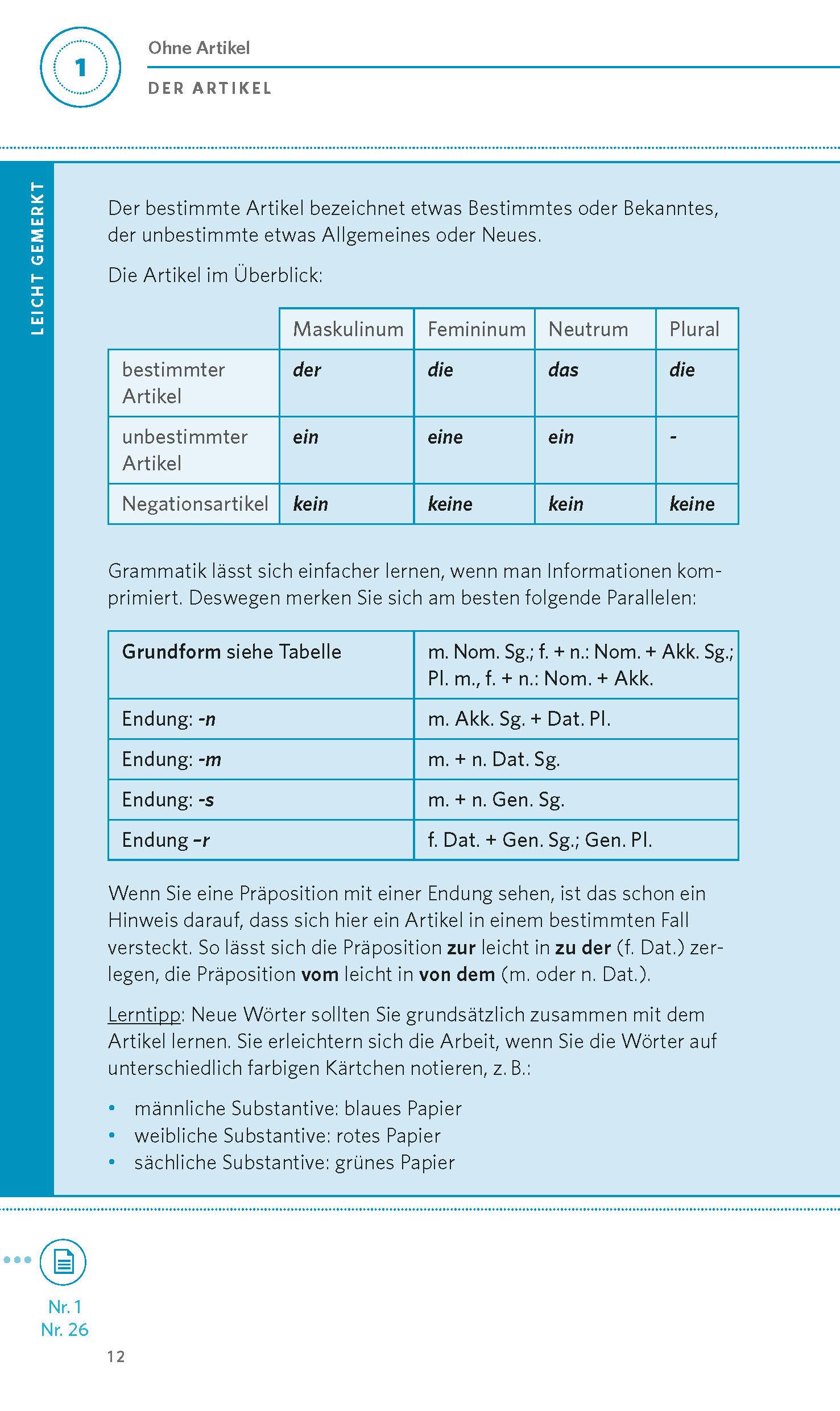 Bild: 9783125660618 | PONS Grammatik kurz &amp; bündig Deutsch als Fremdsprache | Taschenbuch