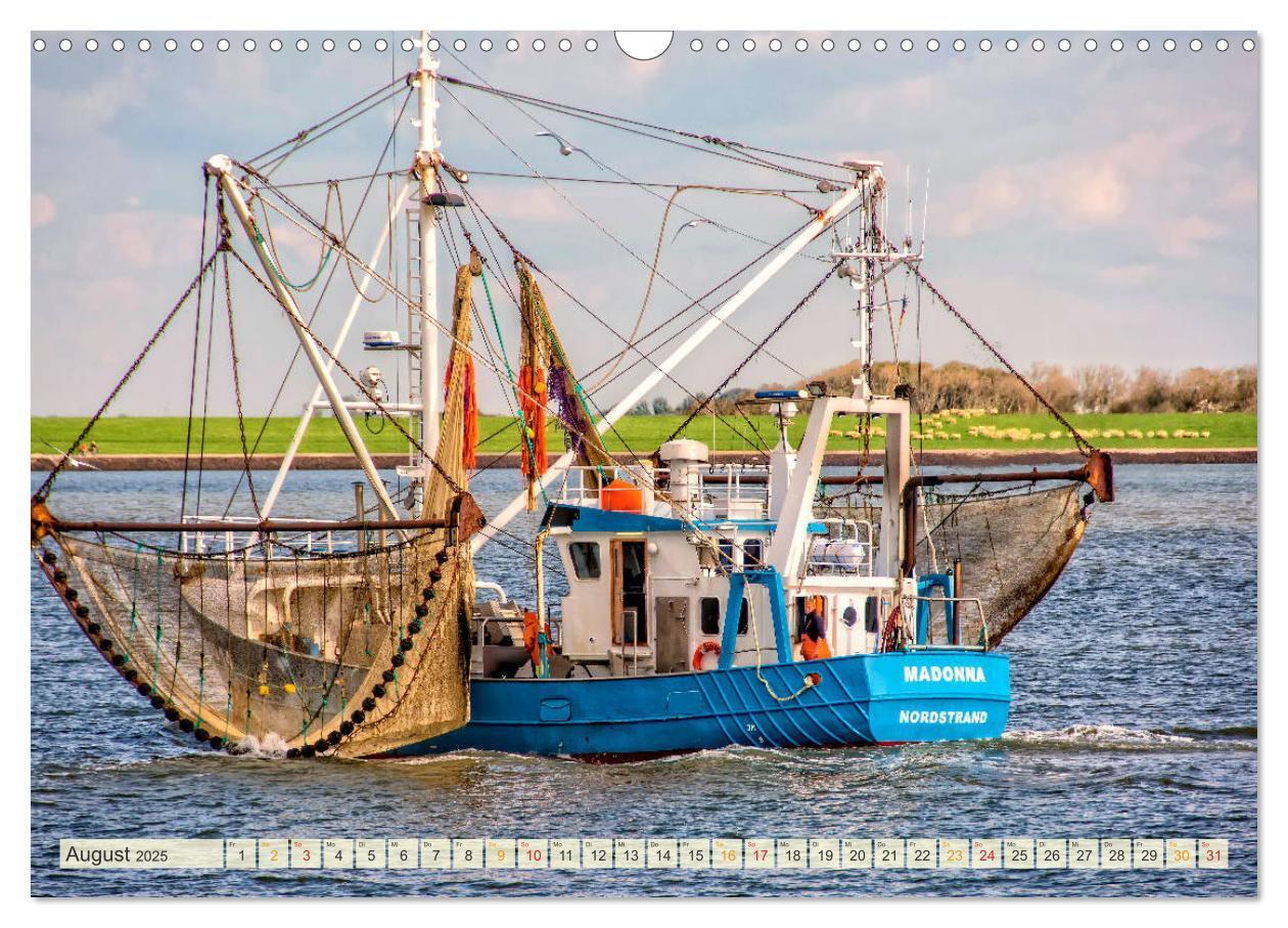 Bild: 9783435383597 | Maritime Augenblicke - Fischkutter (Wandkalender 2025 DIN A3 quer),...