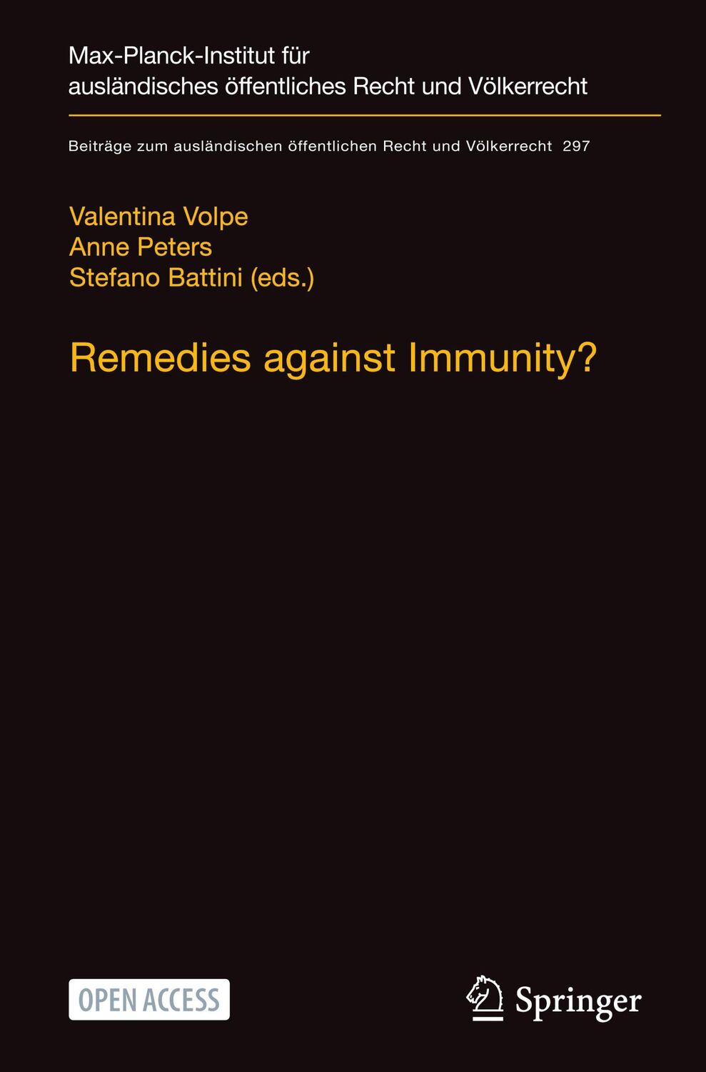 Cover: 9783662623039 | Remedies against Immunity? | Valentina Volpe (u. a.) | Buch | xxvi