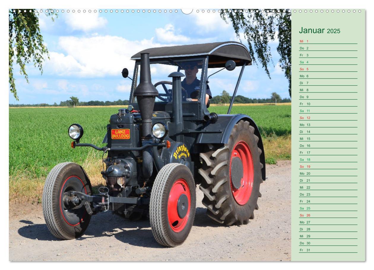 Bild: 9783435292387 | Oldtimer-Trecker on Tour (Wandkalender 2025 DIN A2 quer), CALVENDO...