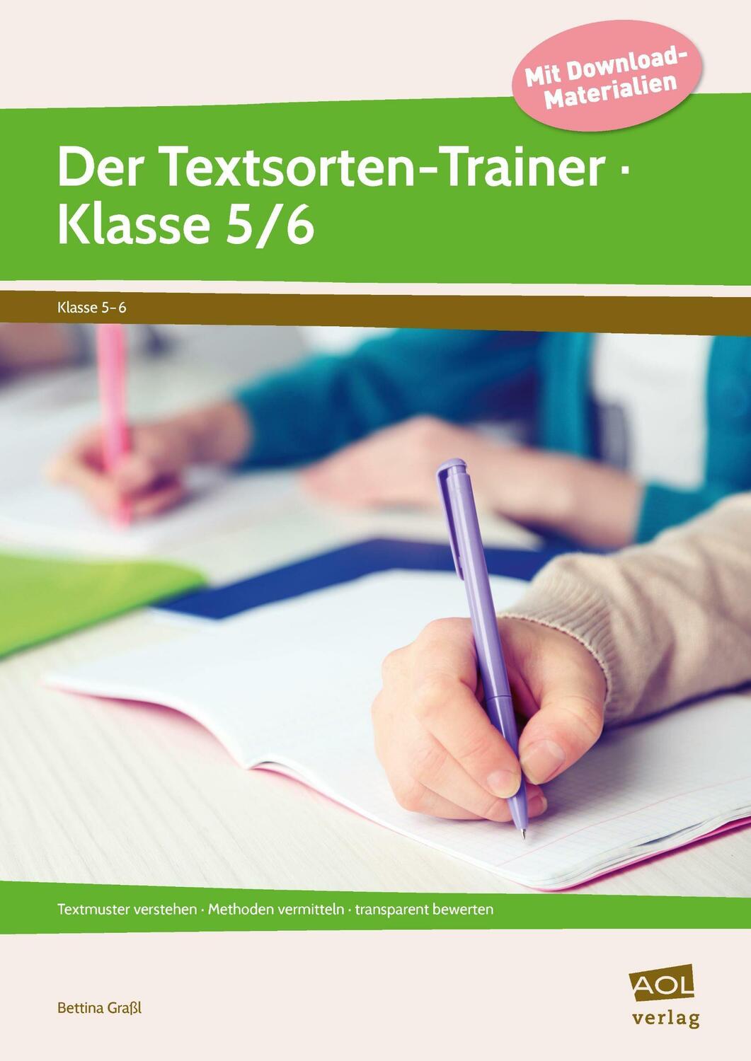 Cover: 9783403106555 | Der Textsorten-Trainer - Klasse 5/6 | Bettina Graßl | Bundle | Deutsch