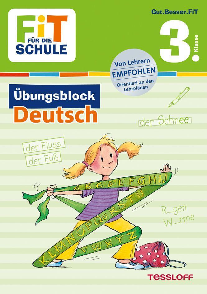 Cover: 9783788623159 | Fit für die Schule: Übungsblock Deutsch 3. Klasse | Werner Zenker