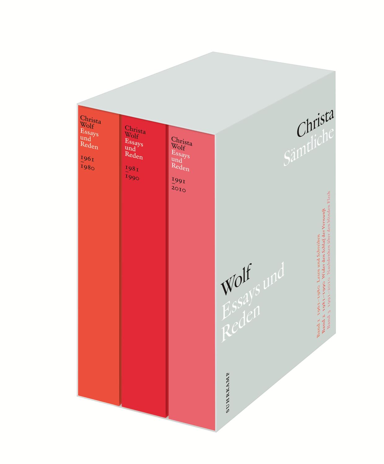 Cover: 9783518471609 | Sämtliche Essays und Reden | Christa Wolf | Taschenbuch | Schuber