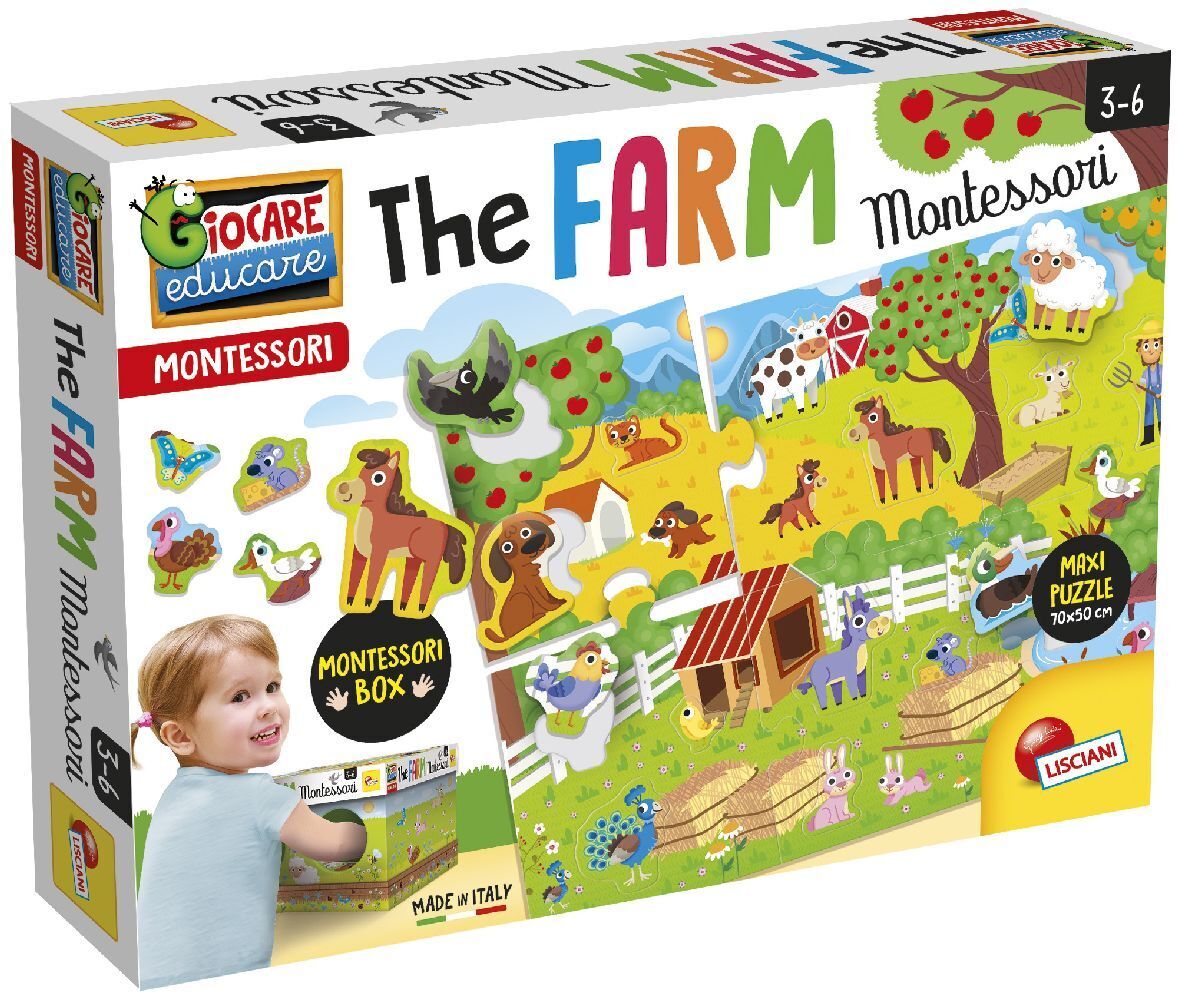Cover: 8008324081035 | Montessori Maxi The Farm | Spiel | EX72484 | 2021 | LiscianiGiochi
