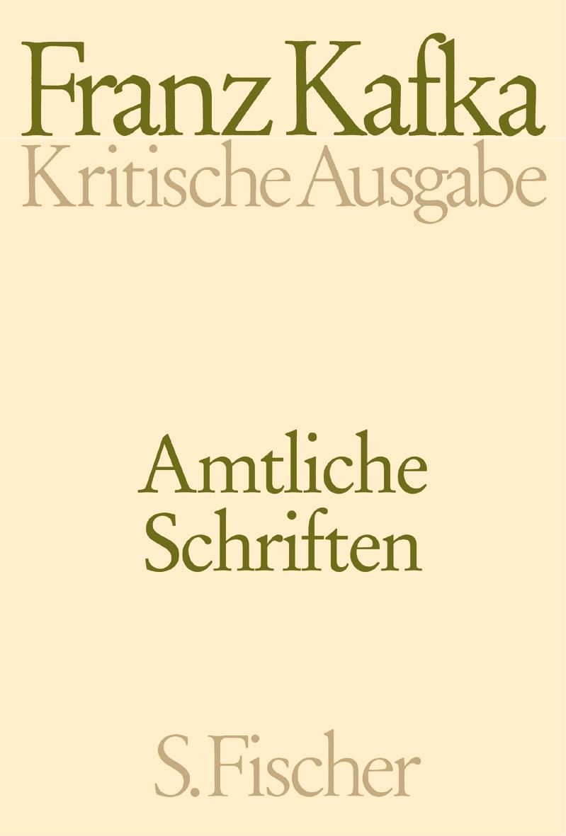 Cover: 9783100381835 | Amtliche Schriften | Franz Kafka | Buch | 1024 S. | Deutsch | 2004