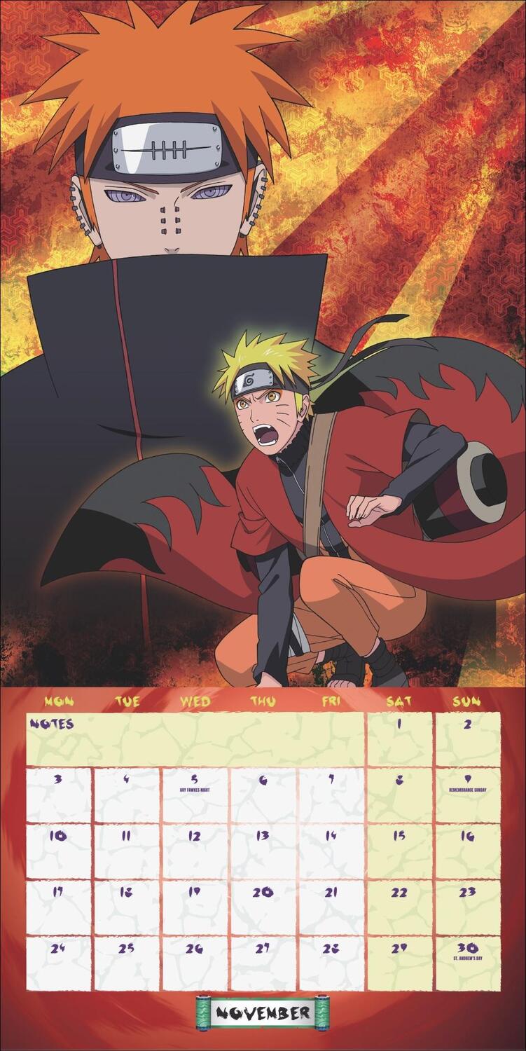 Bild: 9783840196812 | Naruto Broschurkalender 2025 | Kalender | Danilo | 28 S. | Englisch