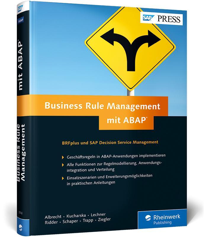 Cover: 9783836237437 | Business Rule Management mit ABAP | Thomas Albrecht (u. a.) | Buch