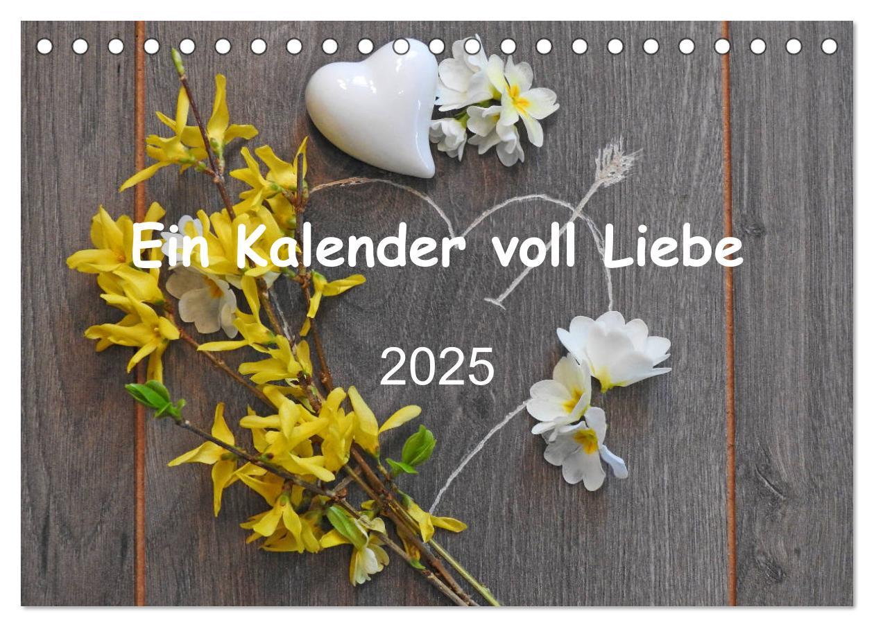 Cover: 9783435151455 | Ein Kalender voll Liebe (Tischkalender 2025 DIN A5 quer), CALVENDO...