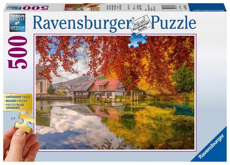 Cover: 4005556136728 | Mühle am Blautopf (Puzzle) | Spiel | In Spielebox | 13672 | Deutsch