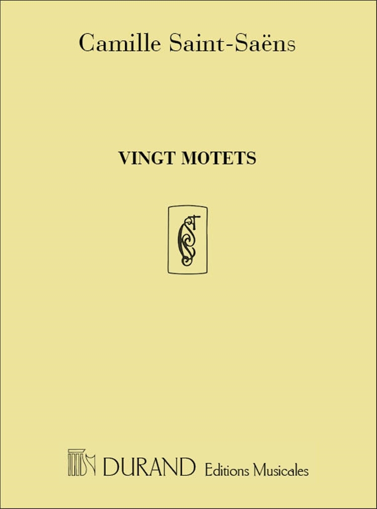 Cover: 9790044021765 | Motets (20) 2-3-4 Voix -Orgue | Partitur | 2001 | Editions Durand