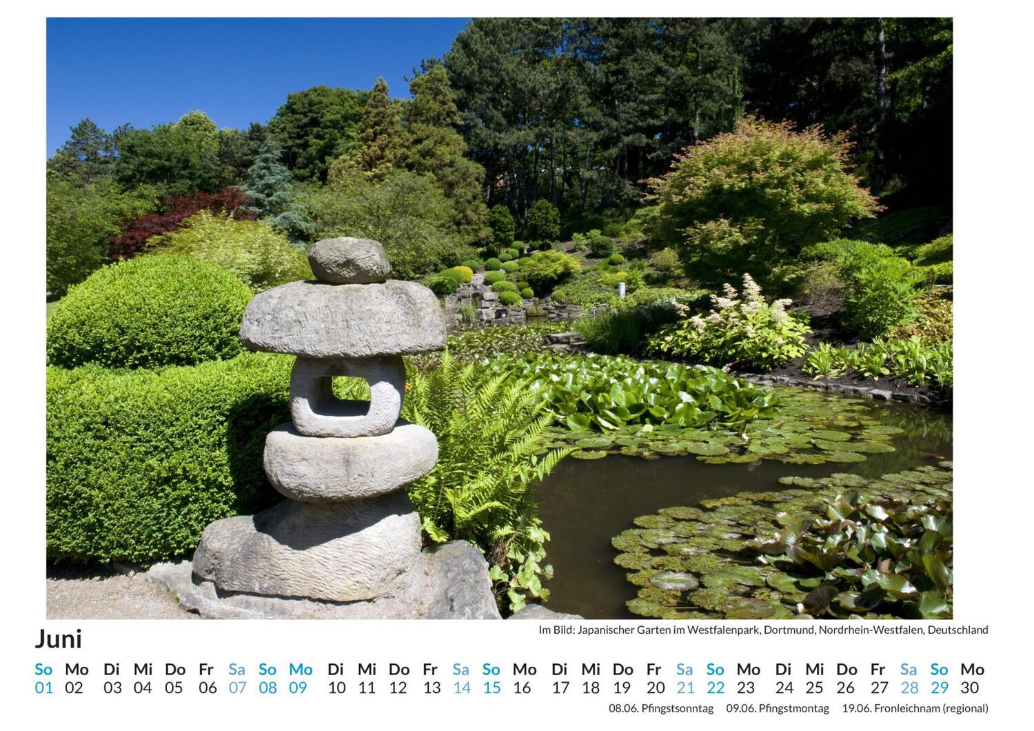 Bild: 9783759122391 | Japanische Gärten - (Wandkalender 2025, Kalender DIN A4 quer,...