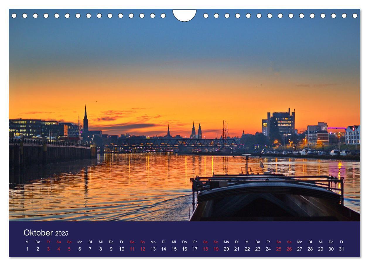 Bild: 9783457160183 | Weser-Impressionen (Wandkalender 2025 DIN A4 quer), CALVENDO...