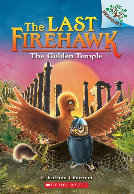 Cover: 9781338565348 | The Golden Temple: A Branches Book (the Last Firehawk #9) | Volume 9