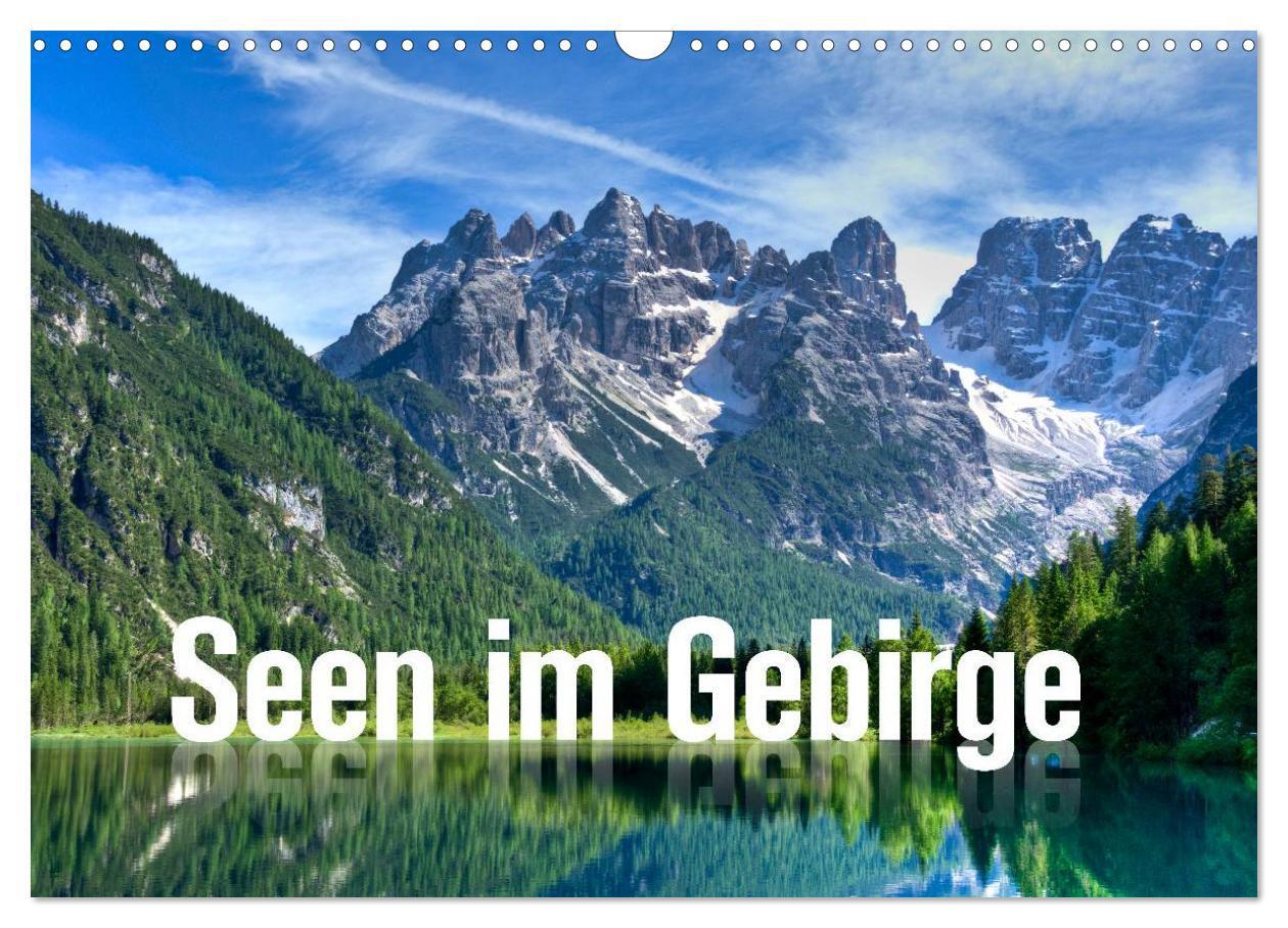 Cover: 9783383365188 | Seen im Gebirge (Wandkalender 2024 DIN A3 quer), CALVENDO...