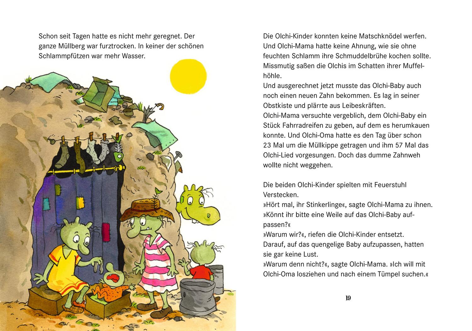 Bild: 9783789108990 | Die Olchis im Land der Dinos | Erhard Dietl | Buch | Olchis | 112 S.