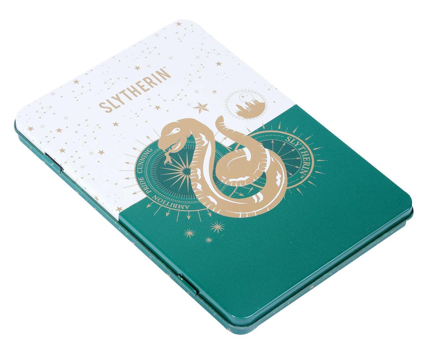 Cover: 9781647221003 | Harry Potter: Slytherin Constellation Postcard Tin Set (Set of 20)