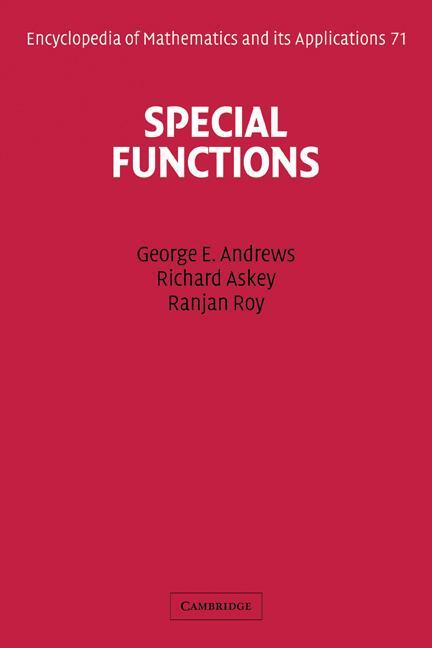 Cover: 9780521789882 | Special Functions | George E. Andrews (u. a.) | Taschenbuch | Englisch