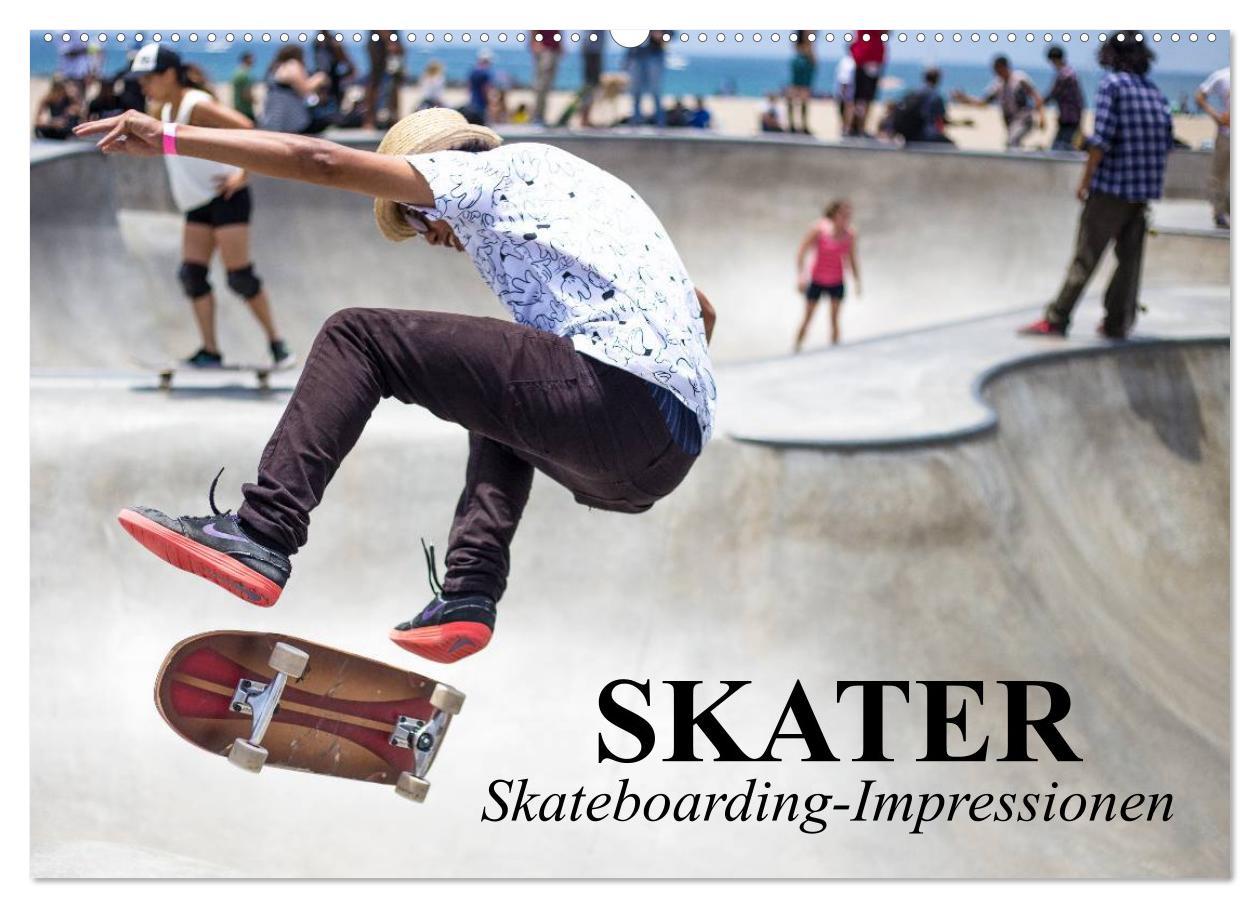 Cover: 9783435598878 | Skater. Skateboarding-Impressionen (Wandkalender 2025 DIN A2 quer),...