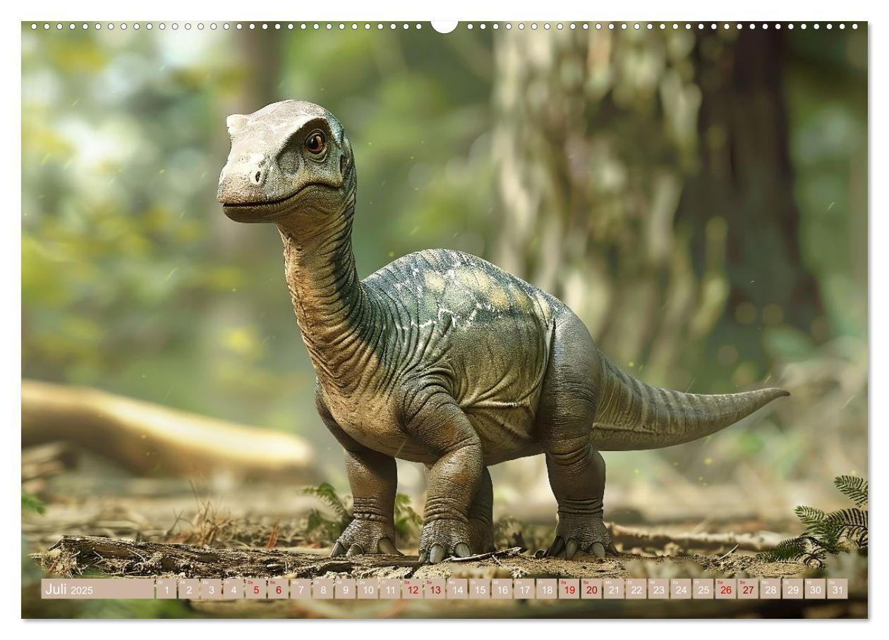 Bild: 9783383797354 | Dino-Babys (Wandkalender 2025 DIN A2 quer), CALVENDO Monatskalender