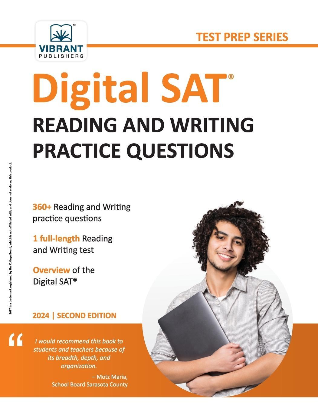 Cover: 9781636511887 | Digital SAT Reading and Writing Practice Questions | Publishers | Buch