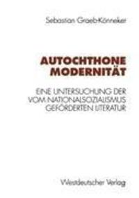 Cover: 9783531128917 | Autochthone Modernität | Sebastian Graeb-Könneker | Taschenbuch | 1996
