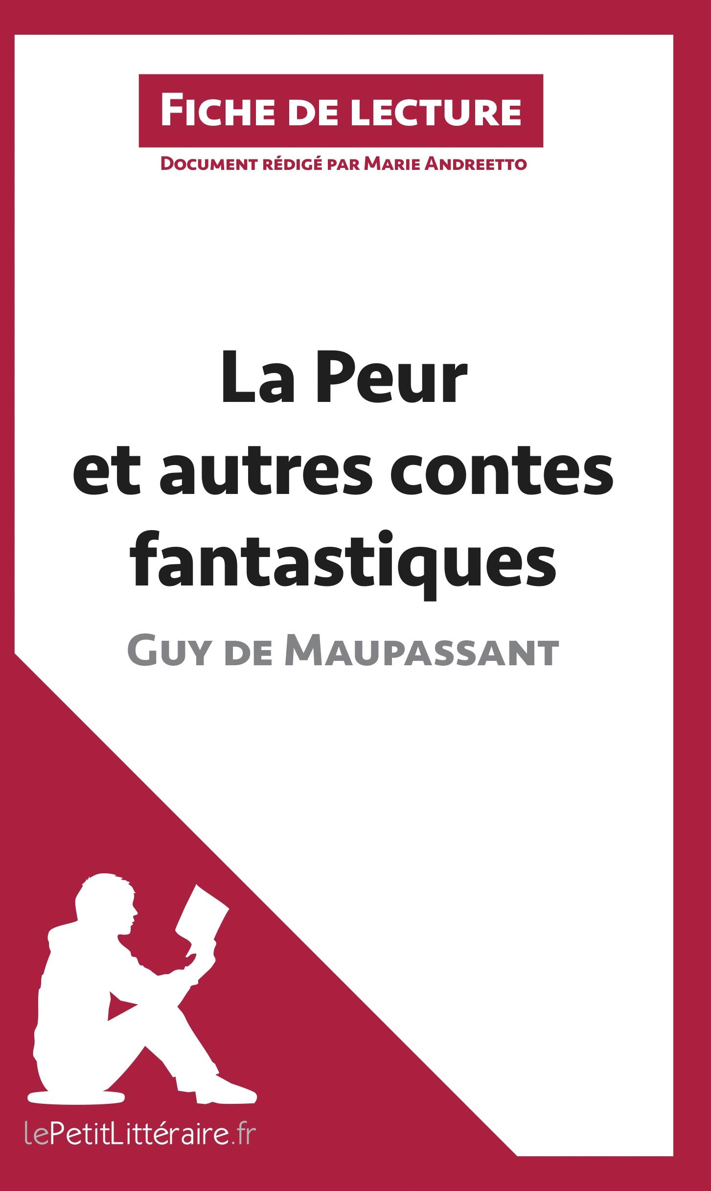 Cover: 9782806230850 | La Peur et Autres Contes fantastiques de Guy de Maupassant (Analyse...