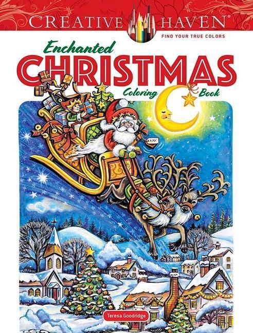 Cover: 9780486846675 | Creative Haven Enchanted Christmas Coloring Book | Teresa Goodridge