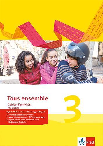 Cover: 9783126236225 | Tous ensemble 3. Cahier d'activités mit Audios 3. Lernjahr | Bundle