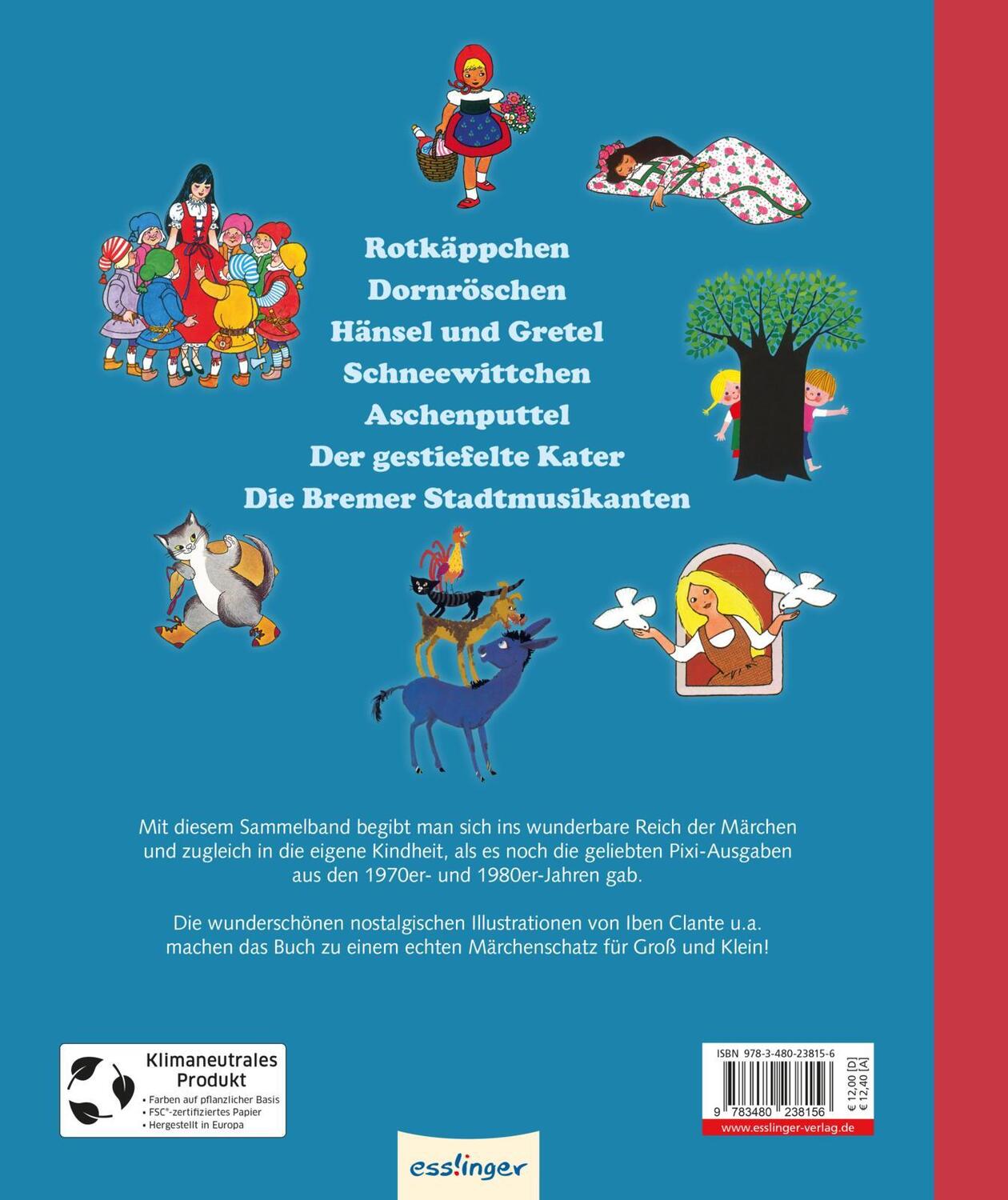 Rückseite: 9783480238156 | Die schönsten Märchen der Brüder Grimm | Buch | 160 S. | Deutsch