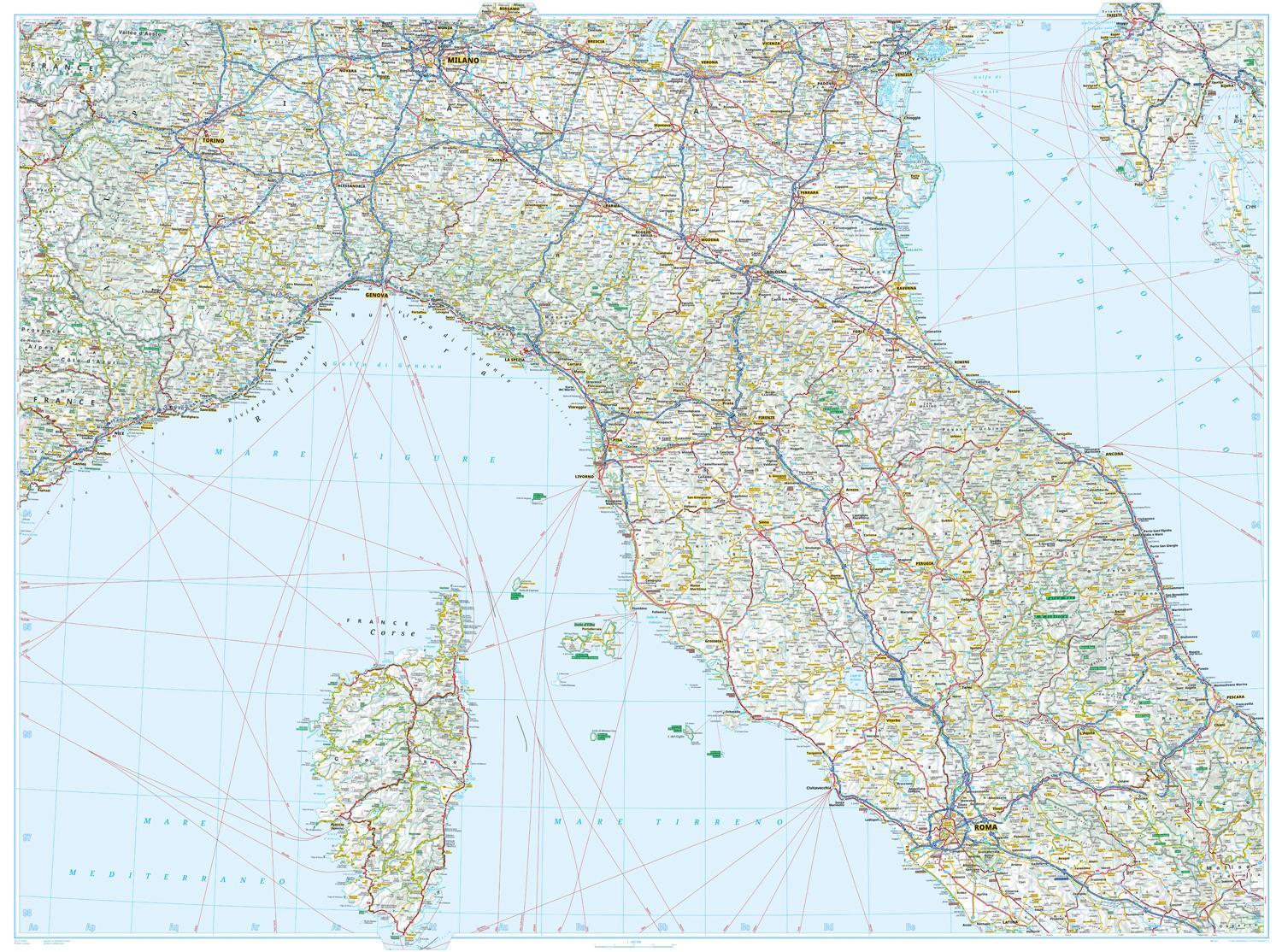 Bild: 9783826422881 | ADAC Länderkarte Italien Nord 1:500.000 | (Land-)Karte | Deutsch